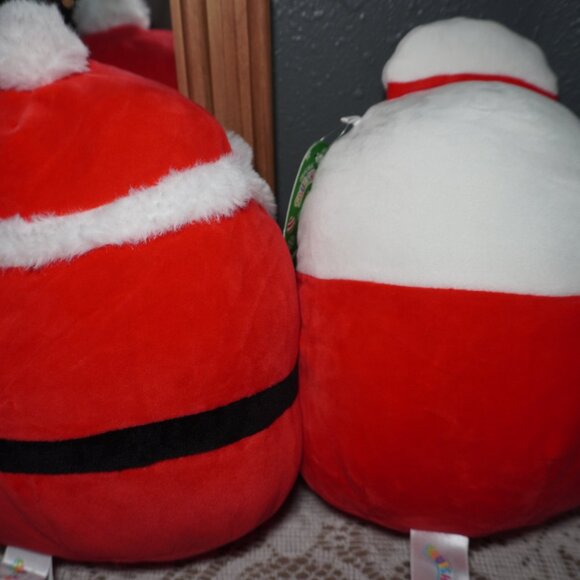 Squishmallow 8" Santa Mrs. Claus Nick & Nicolette Christmas 2021 NWT - Picture 3 of 5